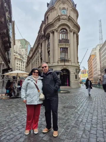 Cliente da Maritê Turismo — Márcio e Esposa em Santiago