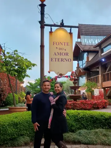 Cliente da Maritê Turismo — Natália e Valter em Gramado-RS