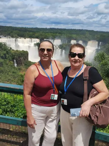 Cliente da Maritê Turismo — Valéria e Hildete em Foz do Iguaçu-PR