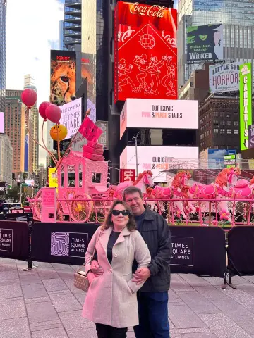 Cliente da Maritê Turismo — Tânia e Newton em New York
