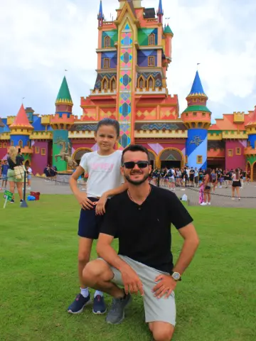 Cliente da Maritê Turismo — Natanael e família em Beto Carrero-SC