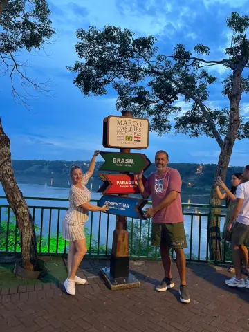 Cliente da Maritê Turismo — Cleice e José Geraldo em Foz do Iguaçu-PR